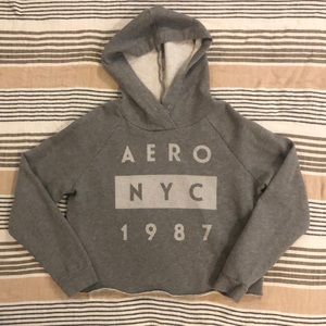 Aéropostale cropped hoodie size junior small